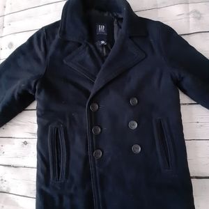 Boys Quilted Peacoat